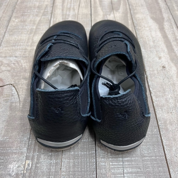 OTZ SUPERSLICK UNISEX BLACK LEATHER LACE-UP SHOES EUR 44 MEN 11 WOMEN 14  #3010 - Picture 4 of 10